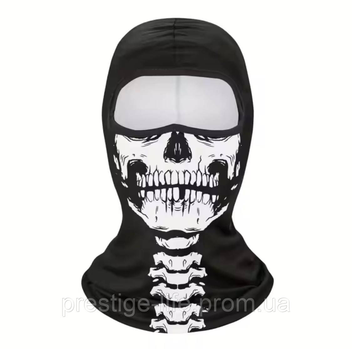 Маска Для Обличчя Балаклава Clown Ghost Skull Mask, Дихаюча Вітрозахисна