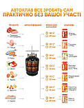 Автоклав гвинтовий на 24 банок (нержавійка) електричний, фото 9