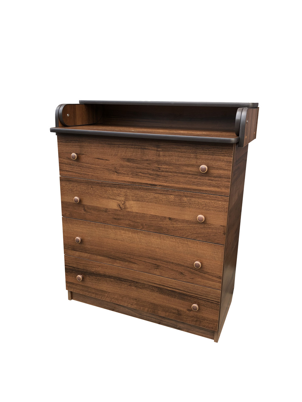 Сповивальний комод Baby Comfort Classic на 4 ящики горіх