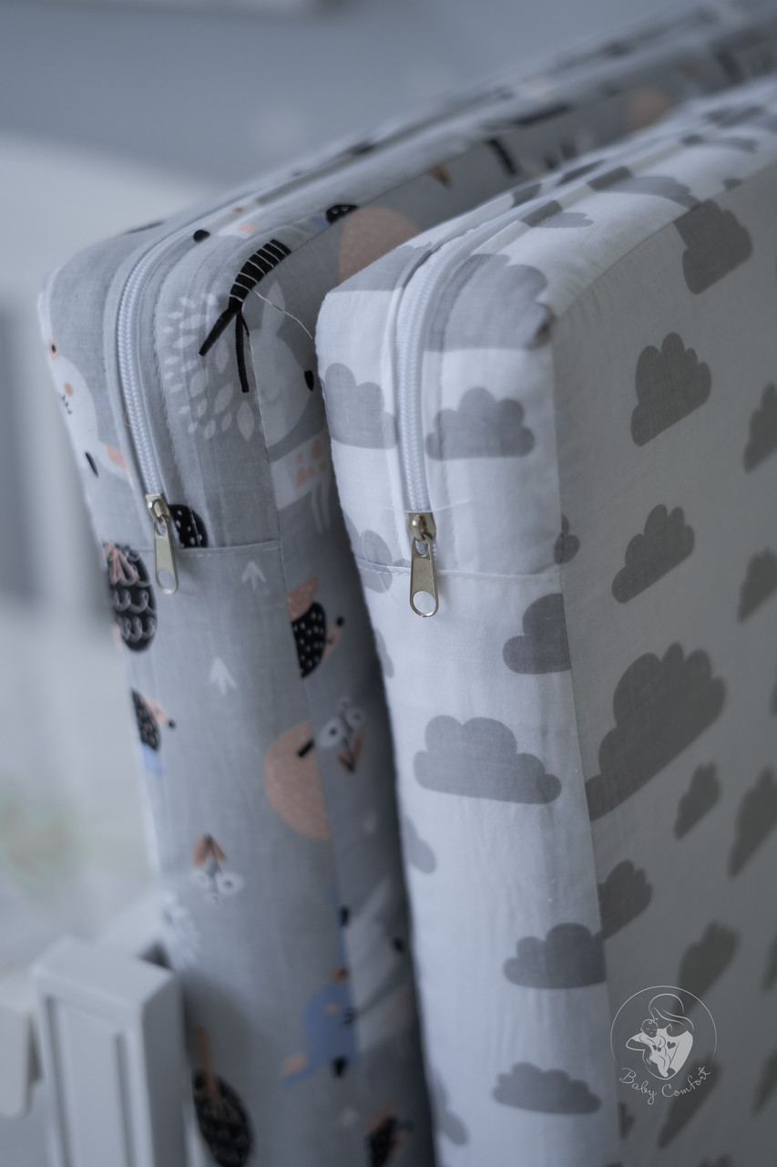 Матрац дитячий Baby Comfort Соня No8 (120*60*8 см) Оленята на сірому