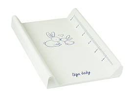 Сповивальний матрацик Tega Baby Rabbits Зайчики 70*50 см м'ятний