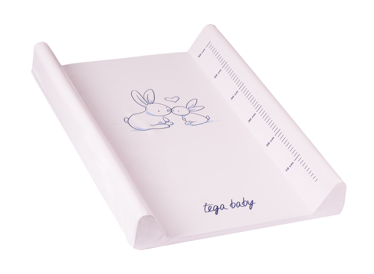 Сповивальний матрацик Tega Baby Rabbits Зайчики 70*50 см рожевий