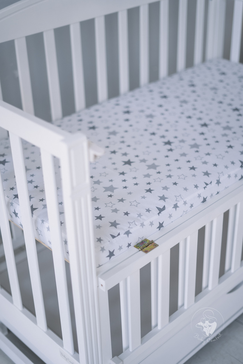 Матрац дитячий Baby Comfort Соня No8 (120*60*8 см) Зірочки сірі