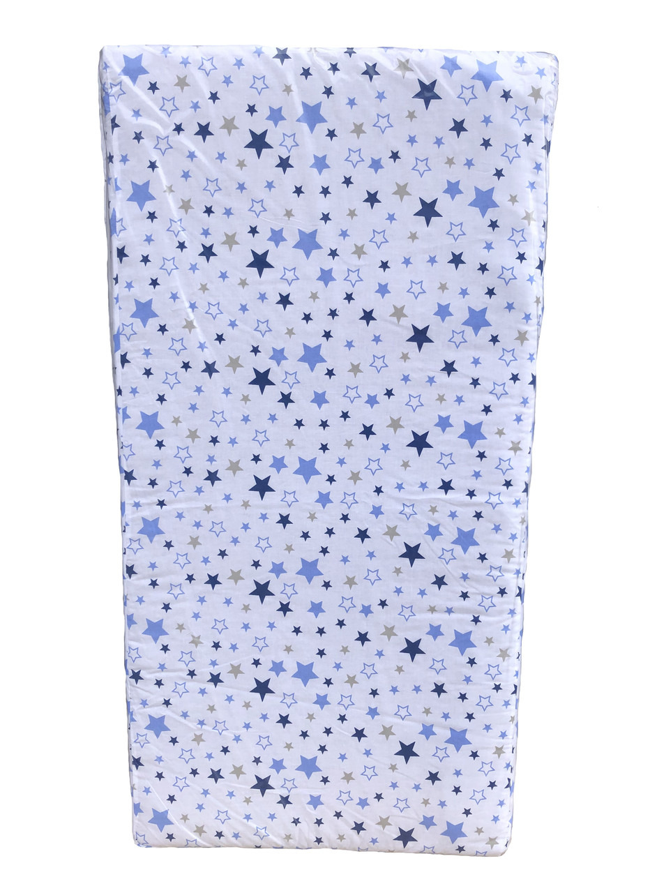 Матрац дитячий Baby Comfort Соня No8 (120*60*8 см) Зірочки блакитні