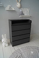 Сповивальний комод Baby Comfort CLASSIC SOFT антрацит