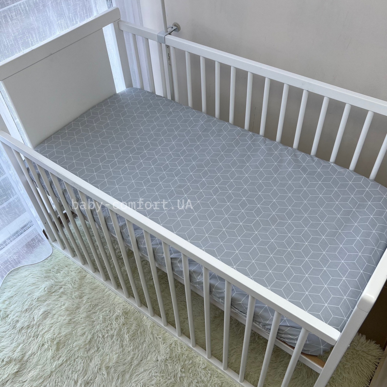 Простирадло непромокальне Baby Comfort на гумці 60 х 120 см Ромб