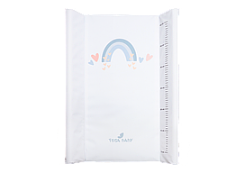 Сповивальний матрацик Tega Baby Метео Веселка 70*50 см білий