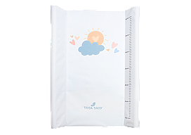 Сповивальний матрацик Tega Baby Метео Хмарка 70*50 см білий