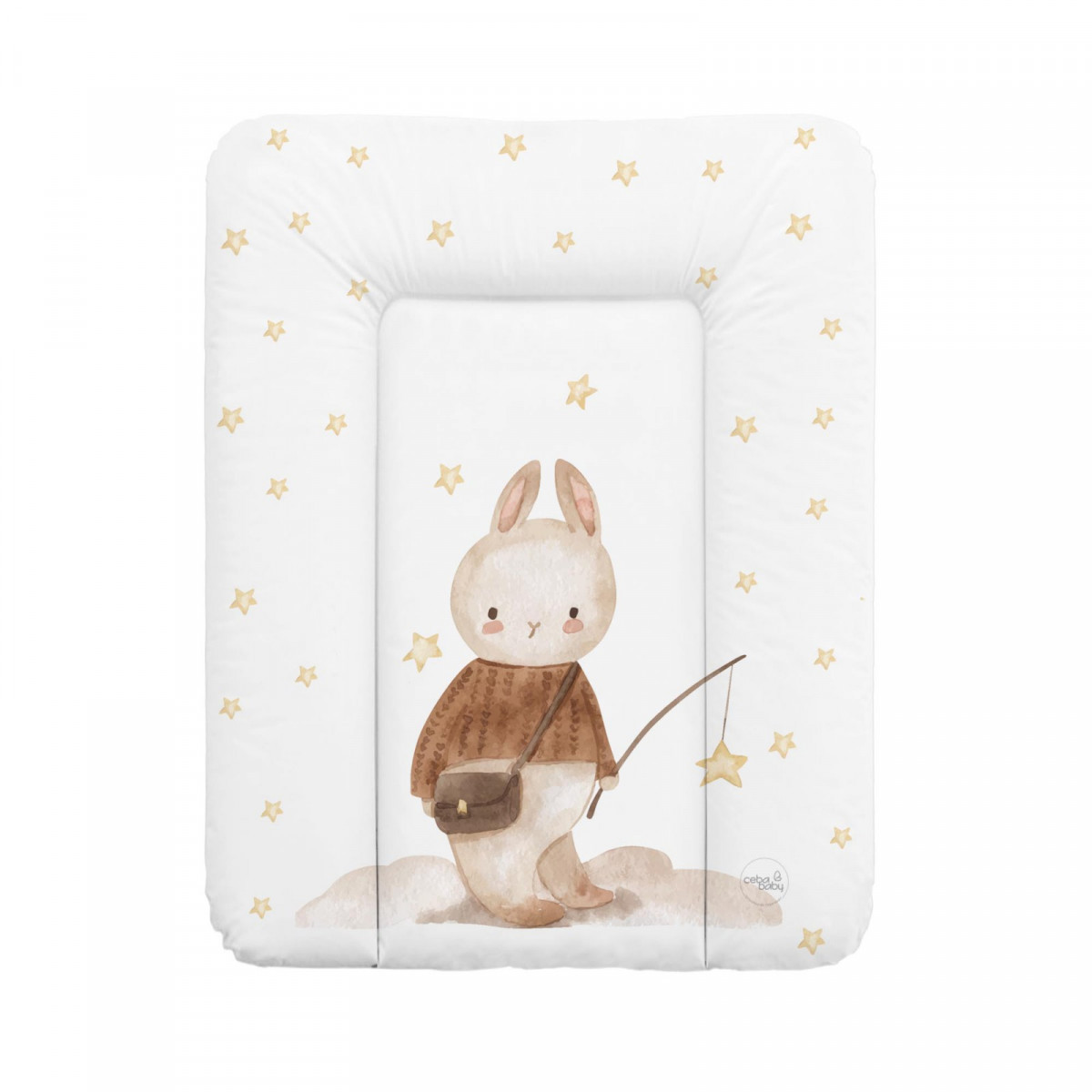 Матрац сповивальний на комод Ceba Baby 70*50 см м'який Rabbit
