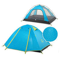 Двомісний кемпінговий намет Naturehike P-Series NH18Z022-P 210T/65D (Блакитний)