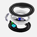 Повідець рулетка для собак 3 м Hands Free Х10 Кругла ручка кільце з вбудованим ліхтариком, фото 9