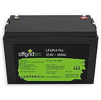 Акумулятор Offgridtec LiFePO4 12.8V 100Ah 100А BMS 1280Wh ДБЖ аварійне електроживлення R_2365