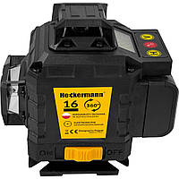 Лазерний рівень 360° перехресний лазер Heckermann® SPL016 + Цільовий диск + Захисні окуляри Набір R_2366
