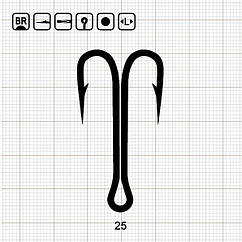 ДВІЙНИК ALBACORE DOUBLE 25 BR-ШТ