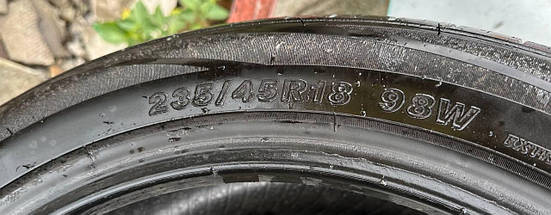 Шини легкові б/у 235/45R18 GOODRIDE Zuper Eco 7 літо, фото 3