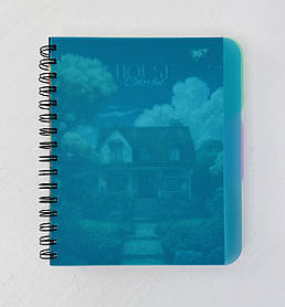 Зошит З роздільниками А5 Watercolor На спіралі Пластикова обкл. 144 арк. У клітину 681971 23563Ф Yes