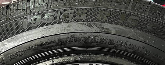 Шини вантажні б/у 195/65R16C PLATIN RP510 VAN (всесесезонні), фото 5