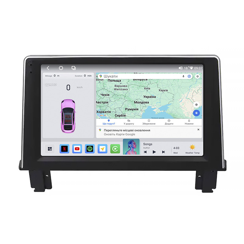 Штатна магнітола Lesko для BMW 1 серії II (F20/F21) 2011-2015г 9" 4/64 QLED CarPlay 4G Wi-Fi GPS 360 Prime