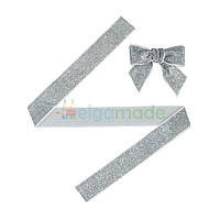 Стрічка з люрексом СРІБЛО, 25 мм