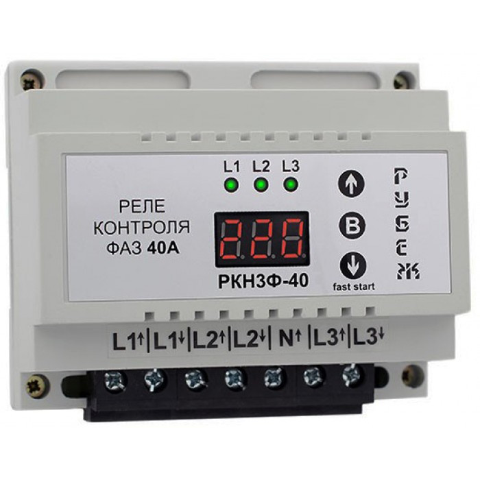 Реле контролю напруги РКН3Ф-40 РУБІЖ