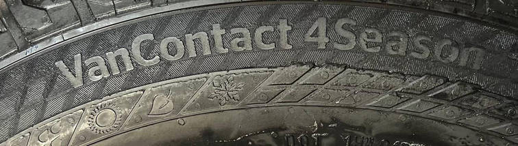 Шини вантажні б/у 205/75R16C Continental Van Contact 4 Season (всесесезонні), фото 4