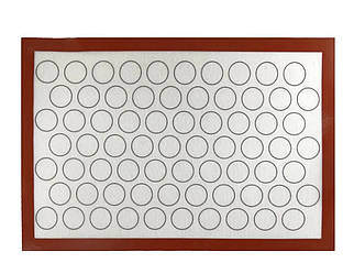 Килимок перфорований для Макарун білий 30*40 см