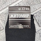 Шкарпетки чоловічі високі зимові з махрою р.42-45 чорні ЖИТОМИР ДУКАТ 30039060, фото 5