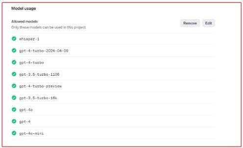Вибір моделі OpenAI