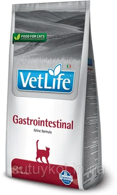 Farmina (Фармина) Vet Life Gastrointestinal лікувальний корм гастро для котів, 2 кг