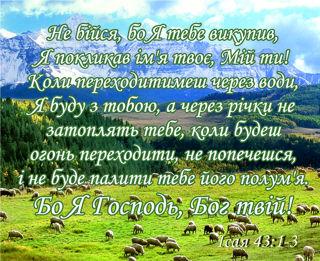 Міні-листівка: Не бійся, бо Я тебе викупив, ... # 139