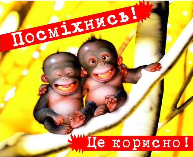 Міні-листівка: Посміхнись! Це корисно! # 140
