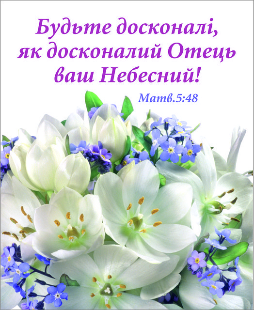 Міні-листівка: Будьте досконалі, як досконалий Отець ваш Небесний! # 146