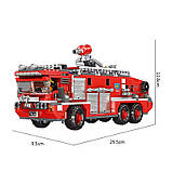 Конструктор дитячий ігровий пожежна машина 720 деталей, фото 3