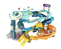 Гараж із треком «Космодром» T905A зі світловими та звуковими ефектами.