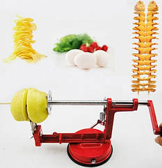 Машинка для спіральної нарізки картоплі Spiral Potato Slicer
