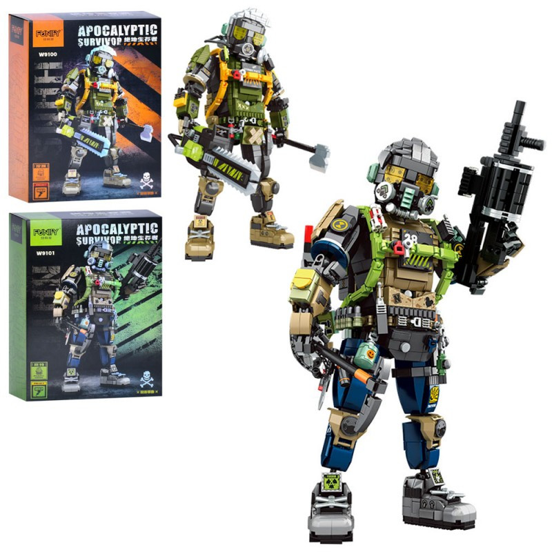 Конструктор W9100-01, робот, 33 см, 2 різновиди, фото 1