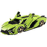 Конструктор Спортивна машина на 1168 деталей, зелена, фото 8