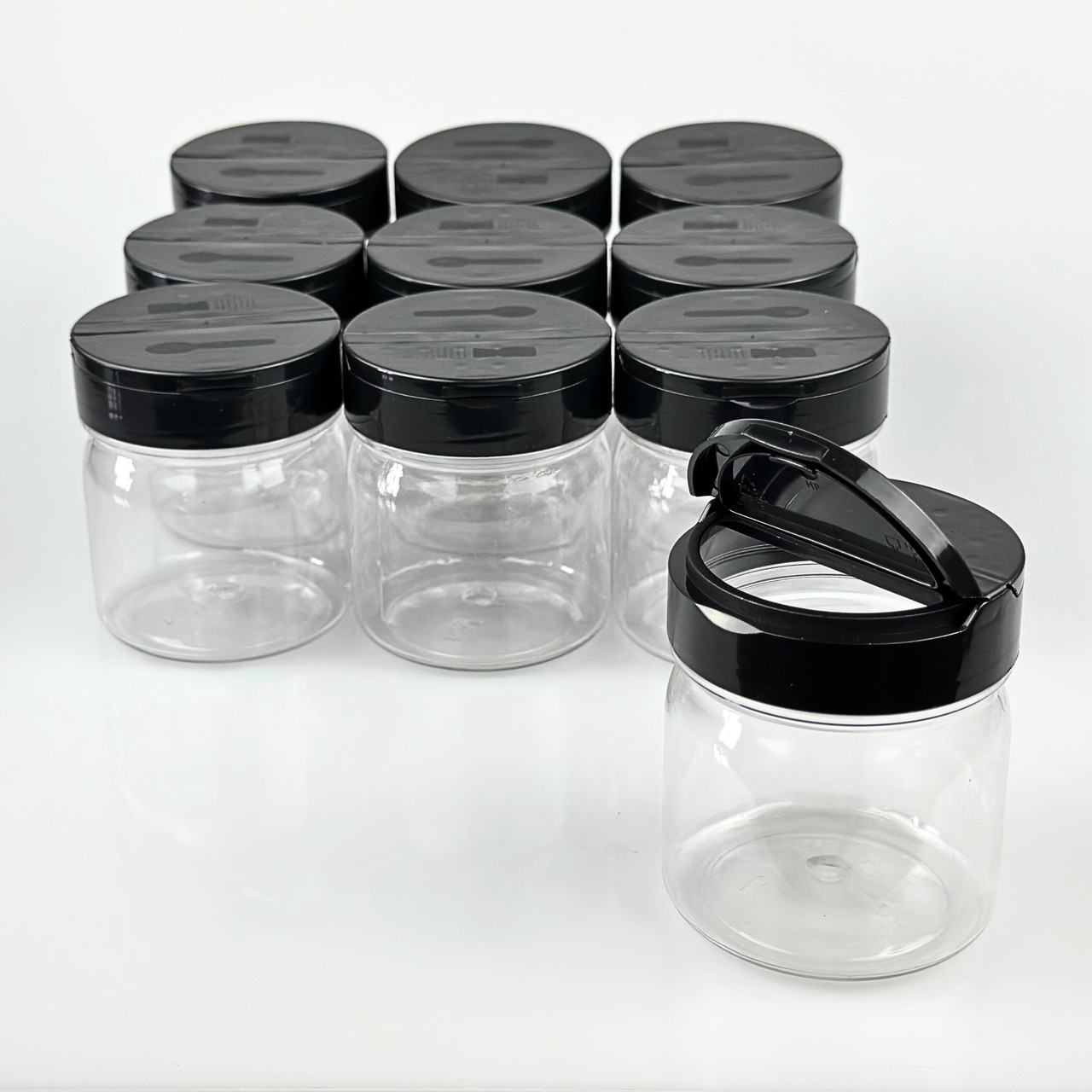 Баночки для спецій, набір для спецій 9 шт. 150 мл з кришкою ПЕТ