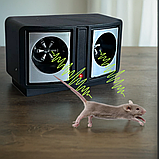 Електро відлякувач щурів мишей, Пристрій від гризунів мишей, Ультразвуковий захист будинку від мишей DualSonic, фото 3