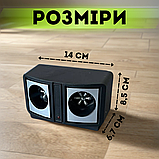 Звуковий відлякувач від мишей щурів, апарат в розетку проти мишей в приміщенні DualSonic, фото 5