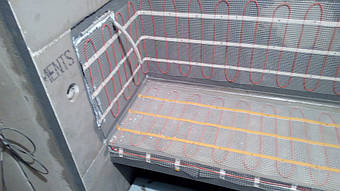 Установка и монтаж электрического подогрева в бане 25