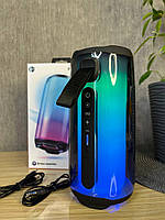 Портативная колонка Pulse 5 \ Блютуз колонка BT/TF/FM/AUX/USB с подсветкой 20 Вт, черная / Колонка Pulse 5