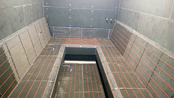 Установка и монтаж электрического подогрева в бане 32