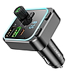 Модулятор для автомобіля Fm трансмітер bluetooth mp3 в машину зі швидкою зарядкою для usb-флешки BOROFONE, фото 4
