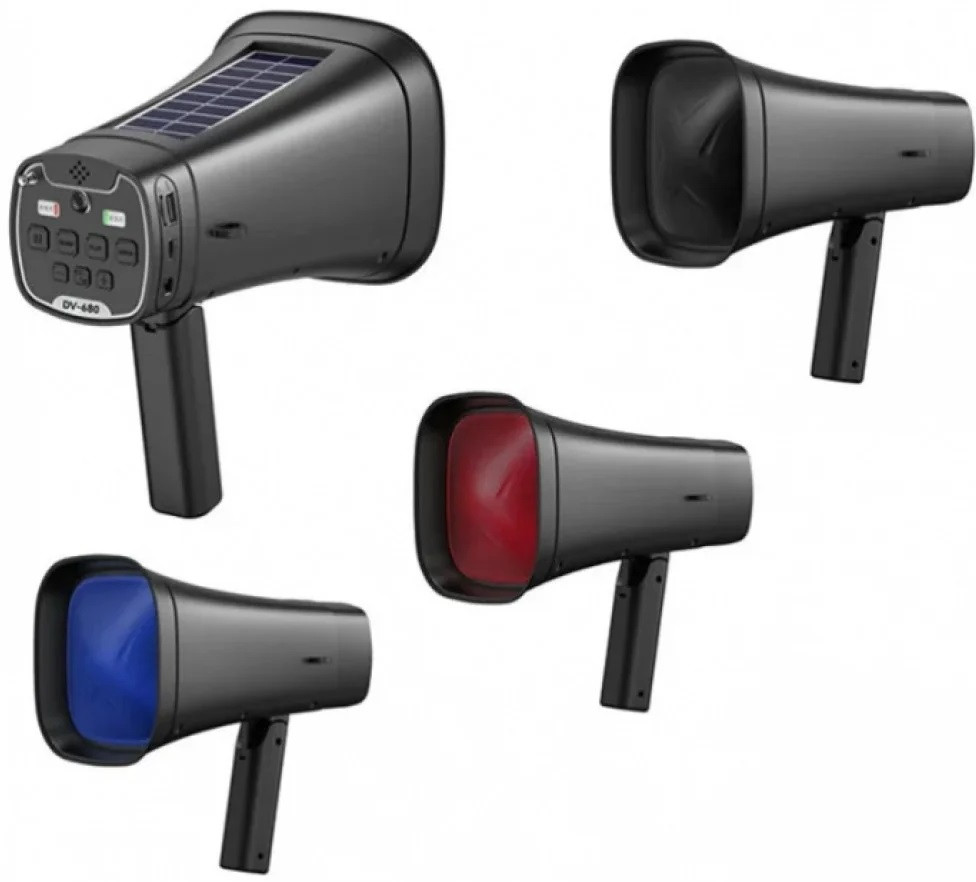 Мегафон на сонячній батареї Bluetooth DV-680 з записом звуку, фото 1