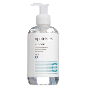 Антибактеріальний гель для рук Apotekets Alcogel 230 мл (X-1263)
