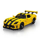 Конструктор Спортивна машина Viper на 1236 деталей, жовта, фото 2