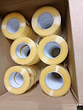 Скотч прозорий пакувальний односторонній 45х300 метрів Стрічка клейка поліпропіленова щільність 40 мікрон, фото 10