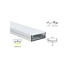 Комплект LEDBOX S профіль накладний алюм. LP-SL265 + розсіювач матовий 17384