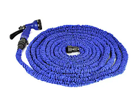 Растягивающийся садовый поливочный шланг для дачи, сада Magic Hose 200FT 60 м Качественный шланг синий THS